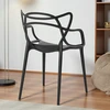 Artseries Ažūrinė kėdė Juoda Modernus LOFT fotelis Home Garden Bistro PREMIUM