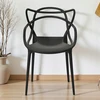 Artseries Ažūrinė kėdė Juoda Modernus LOFT fotelis Home Garden Bistro PREMIUM