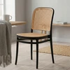 Artseries Ažūrinės juodos kėdės svetainei virtuvei valgomajam Scandinavian LOFT BOHO x4