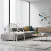 Artseries Balta LOFT Moderni skandinaviška ažūrinė kėdė virtuvei, svetainei, terasai