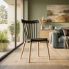Artseries Krzesło Skandynawskie LOFT Juoda Jadalniane Ażurowe Klasyczne KRZESŁA x4