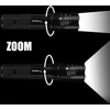 Asato Taktinis žibintuvėlis UV prožektorius 2in1 Survival LED Zoom karinių dėklų rinkinys