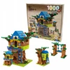 Askato Plytų komplektas 1000 vnt. Kūrybinis rinkinys Treehouse 5in1 vaikams nuo 6 metų