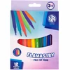 Astra flomasteriai mokyklai, Pastel Line markeriai, 12 spalvų KARTONĖJE DĖŽĖJE