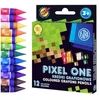Astra Pixel One vaško kreidelės, 12 spalvų