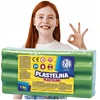 Astra plastelinas 1kg, ryškiai žalias, minkštas, vaikams