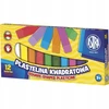 Astra Vaikiškas kvadratinis plastilinas 12 spalvų