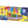 Astra Vaikiškas kvadratinis plastilinas 12 spalvų