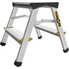 Dvipusės aliuminio kopėčios DRABEST DD2 150 kg