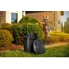 Atliekų konteineris Titan Rotho Pro 85L juodas