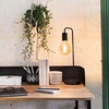 Atmosphera LAMPKA NA BIURKO METALOWA Juoda LAMPA STOŁOWA