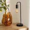Atmosphera LAMPKA NA BIURKO METALOWA Juoda LAMPA STOŁOWA