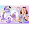 Atopdream Rinkinys vandens buteliukui pasigaminti patiems – violetinis vienaragis