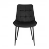 Atos CHERRY MG19 kėdė Juodas Velour Juodas Legs Modern Loft
