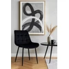 Atos CHERRY MG19 kėdė Juodas Velour Juodas Legs Modern Loft