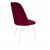Atos GOYA MG31 aksominė kėdė baltomis kojomis. Moderni kėdė svetainei,