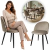 Atos Minkšta svetainės valgomojo kėdė Colin Leg Juodas MG09 Elegant