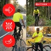 ATTABO Setvi vyriški dviračių marškinėliai, žalia, XL SLIM FIT LIGHTWEIGHT kvėpuojanti