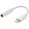 Audio adapteris EPZI Lightning į 3,5 mm, aliuminis korpusas, kabelio ilgis 45mm, sidabrinis / IPLH-595