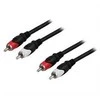 Audio kabelis DELTACO 2xRCA ha - ha, 1m / MM-109