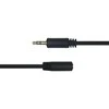 Audio kabelis DELTACO 3.5mm, paauksuotas, 5m, juodas / MM-162-K / R00180014