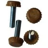 Aukščio reguliatorius M6 x 25 mm, d-16 mm, buko sp., 4 vnt.