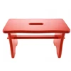 AUKŠTA RAUDONAI DAŽYTA taburetė RYCZKA WOODEN STOOL virtuvės taburetė FSC