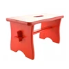 AUKŠTA RAUDONAI DAŽYTA taburetė RYCZKA WOODEN STOOL virtuvės taburetė FSC