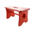 AUKŠTA RAUDONAI DAŽYTA taburetė RYCZKA WOODEN STOOL virtuvės taburetė FSC