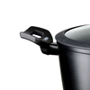Aukštas juodas puodas su dangteliu VAVIO TOKYO 24 cm - 6,3L
