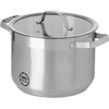 Aukštas puodas su dangčiu, nerūdijančio plieno MG Home Professional, 24 cm, indukcinis
