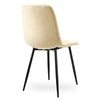Lugano AURORA VELVET BEIGE minkšta kėdė