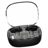 Ausinės į ausis STREETZ, permatomos, juodos / T150-BLK / 6612030