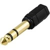 Ausinių adapteris DELTACO 3,5 mm female- 6,3 mm male, juodas / AD-1-K / R00180001