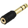 Ausinių adapteris DELTACO 3,5 mm female- 6,3 mm male, juodas / AD-1-K / R00180001
