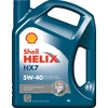 Variklio alyva Shell Helix HX7 5W40, 4L