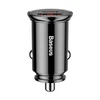 Automobilinis įkroviklis D-FRUIT DF104, USB-C + USB-C, 30 W, juodos sp.