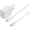 USB automobilinis kroviklis DELTACO 1x USB-A 18 W, 1x USB-C PD 45 W, viso 63 W / USBC-CAR123