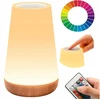 Auxmir Miegamojo naktinė lempa belaidė jutiklinė LED pritemdoma RGB šviesa