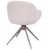 Avida Design Greta rusvai gelsvas minkšta pasukama kėdė Home Office Living Room valgomajam