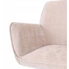 Avida Design LOZANO Smėlio spalvos minkšta pasukama kėdė Home Office Living Room valgomajam