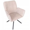 Avida Design LOZANO Smėlio spalvos minkšta pasukama kėdė Home Office Living Room valgomajam