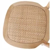 Avida Design Medinė kėdė Borgo Natural Rattan Natural Vintage Retro Living Room