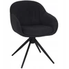 Avida Design Sukamoji kėdė, skirta Home Office Living Room valgomajam, apmušta Greta Grafit