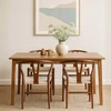 Avida Design Vero WALNUT medinė kėdė Natūralaus pluošto Boho Svetainė Balkonas Terasa