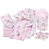 BABY COCOON NEST MINKY PIECE XXL BABYMAM RINKINYS, 7 ELEMENTAI.