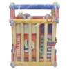 Baby Mix Spalvotos Medinės Supypės Su Galvėle