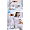 Baby Monitor ELECTRONIC NANNY CAMERA HD NAKTINIS REŽIMAS LIVE WIFI BELAIDAS LCD