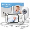 Baby Monitor ELECTRONIC NANNY CAMERA HD NAKTINIS REŽIMAS LIVE WIFI BELAIDAS LCD
