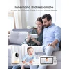 Baby Monitor GBH elektroninis auklės vaizdo įrašas 5 colių HD 720p PTZ kamera naktinio matymo VOX LIVE